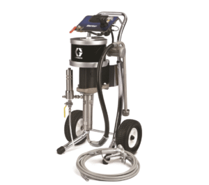 Ensemble de pulvérisation airless Merkur 36:1 montage sur chariot, pistolet XTR-5, buse 519 XHD, flexible à fluide de 7,6 m, filtre pour fluide