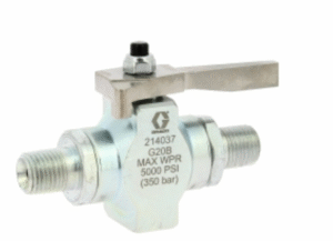 Vanne à bille 1/4 NPT en carbone avec joints PTFE