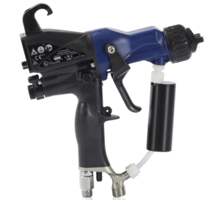 Pistolet électrostatique manuel pneumatique Pro Xp40, booster 40 kV, affichage intelligent, buse à forte usure de 1,5 mm, tube à haute conductivité