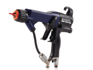 Pistolet électrostatique manuel air-assisté Pro Xp85, 85 kV, avec affichage standard, revêtements standard et buse AEM ou AEF au choix